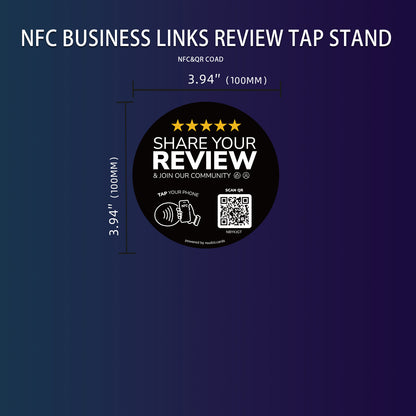 Multi-link Review & Social Media Sticker Decal(3 Pack)