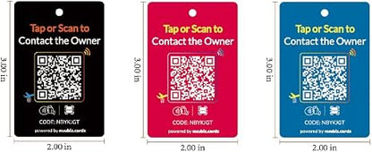 Etiquetas de equipaje inteligentes con NFC y código QR para maletas