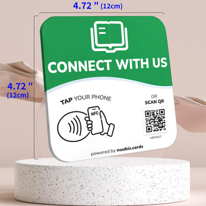 NFC Business QR Code Sign forConnecting with Your Brand