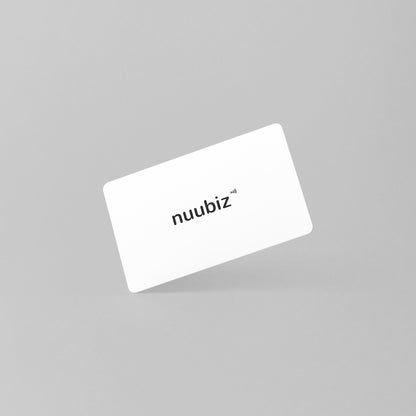 Nuubiz Phone Card - Nuubiz NFC card