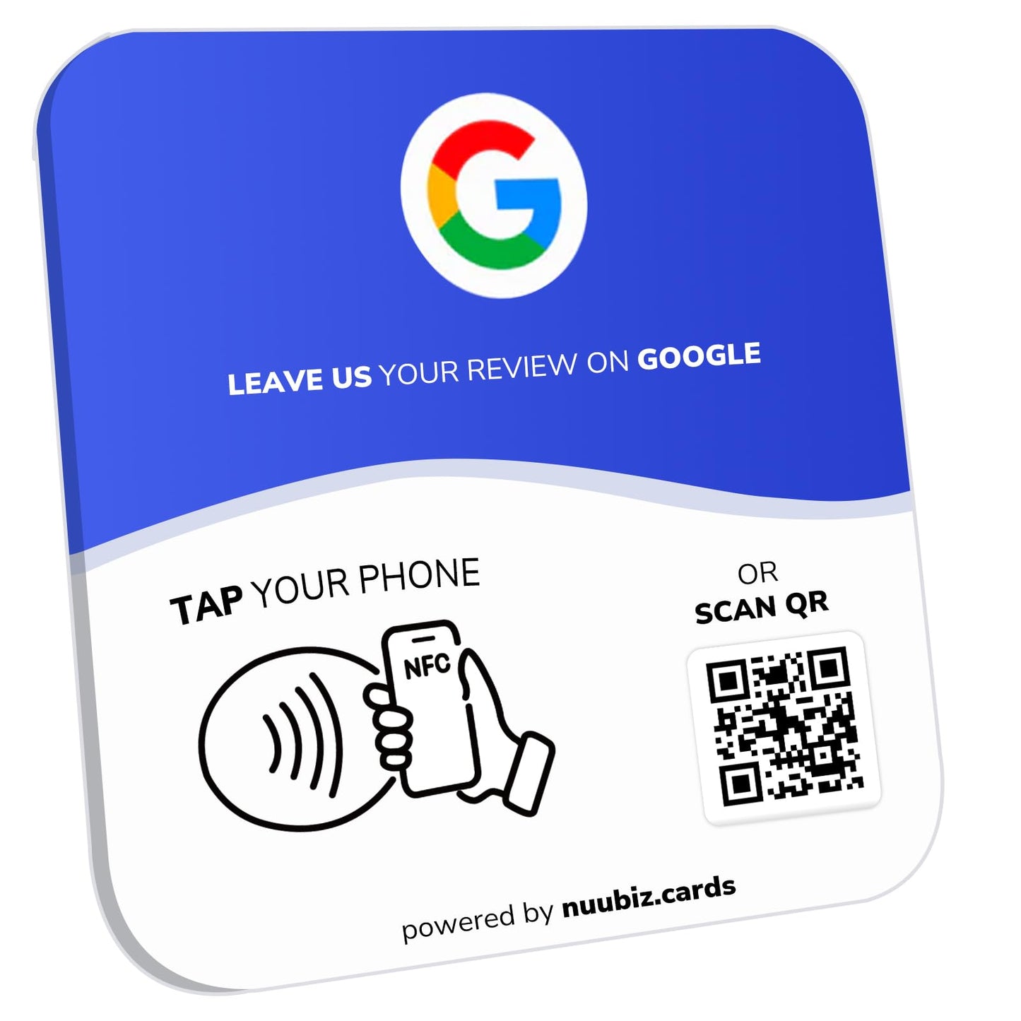 Review Tap Card Plate